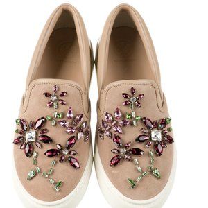 Tory Burch suede embellished sneakers, Never Worn!